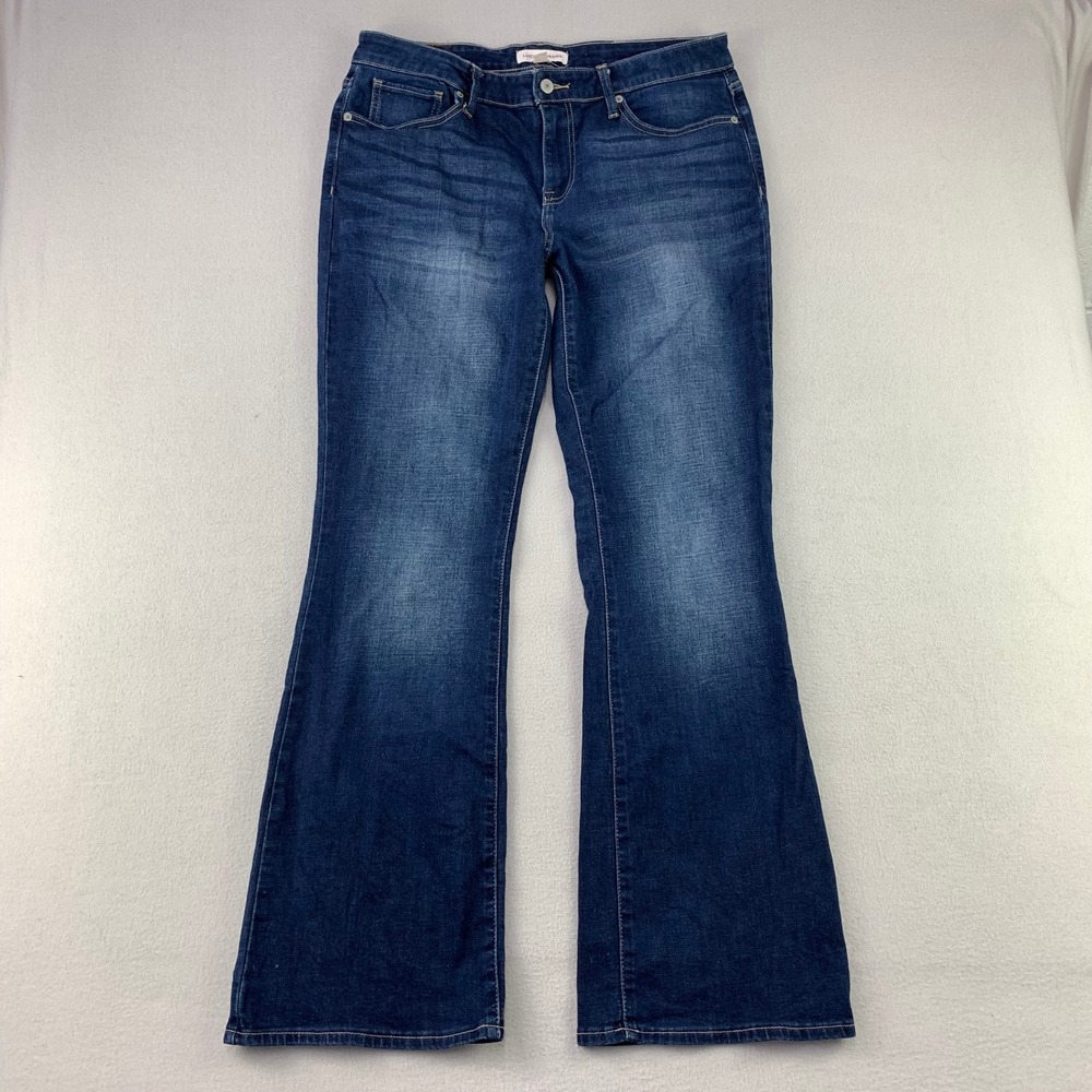 Lucky Brand Sweet N Low Jeans Womens 14/32 R Blue Bootcut Mid Rise Dark Wash